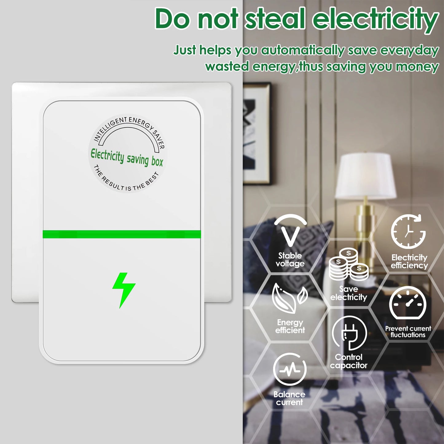 2/4Pcs Power Saver Box – Smart Energy Saver 90V-250V (US Plug)