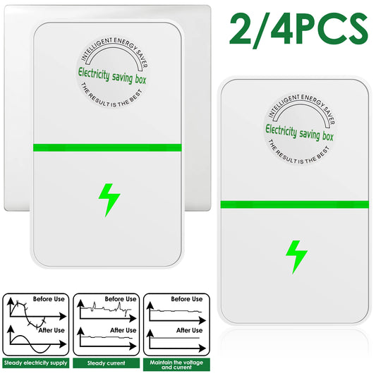 2/4Pcs Power Saver Box – Smart Energy Saver 90V-250V (US Plug)